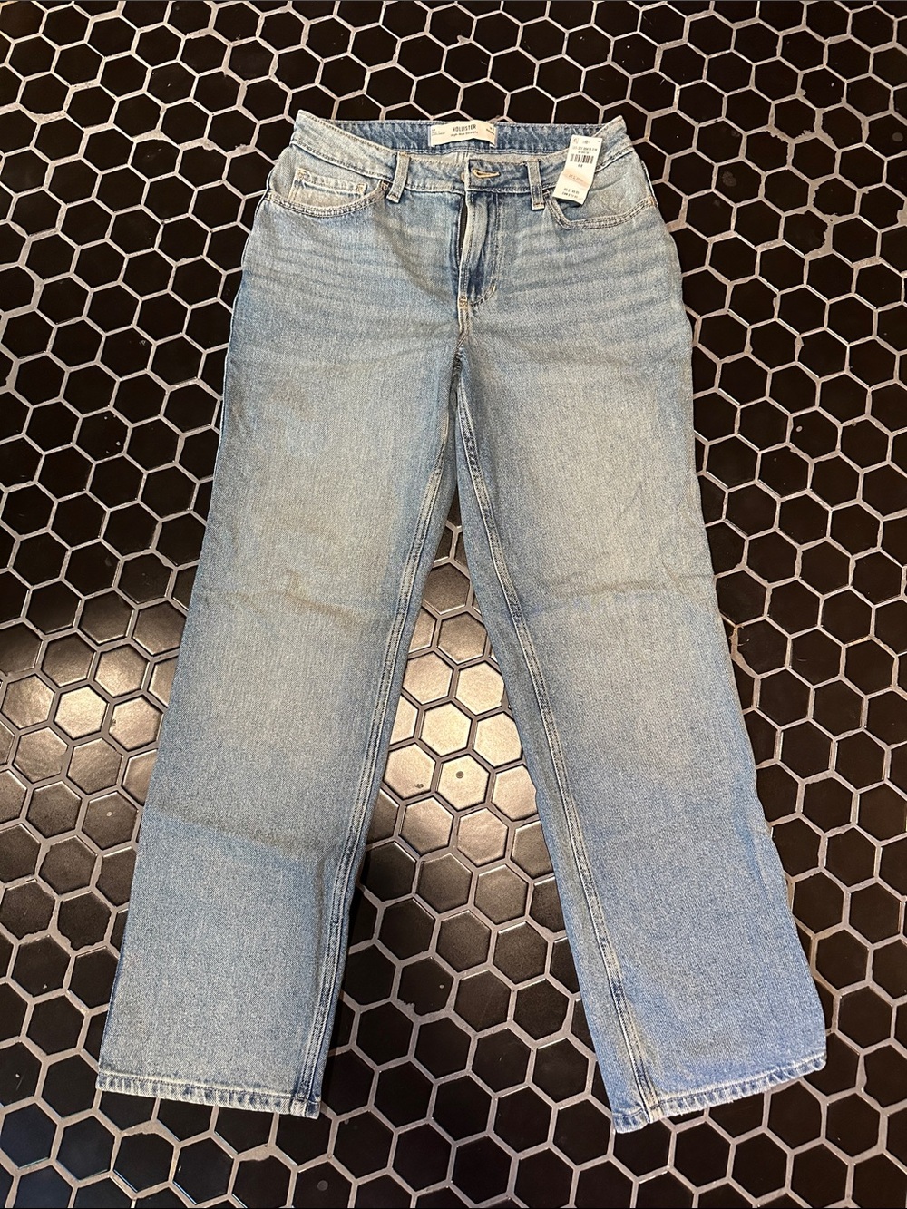 Hollister high rise straight 4r